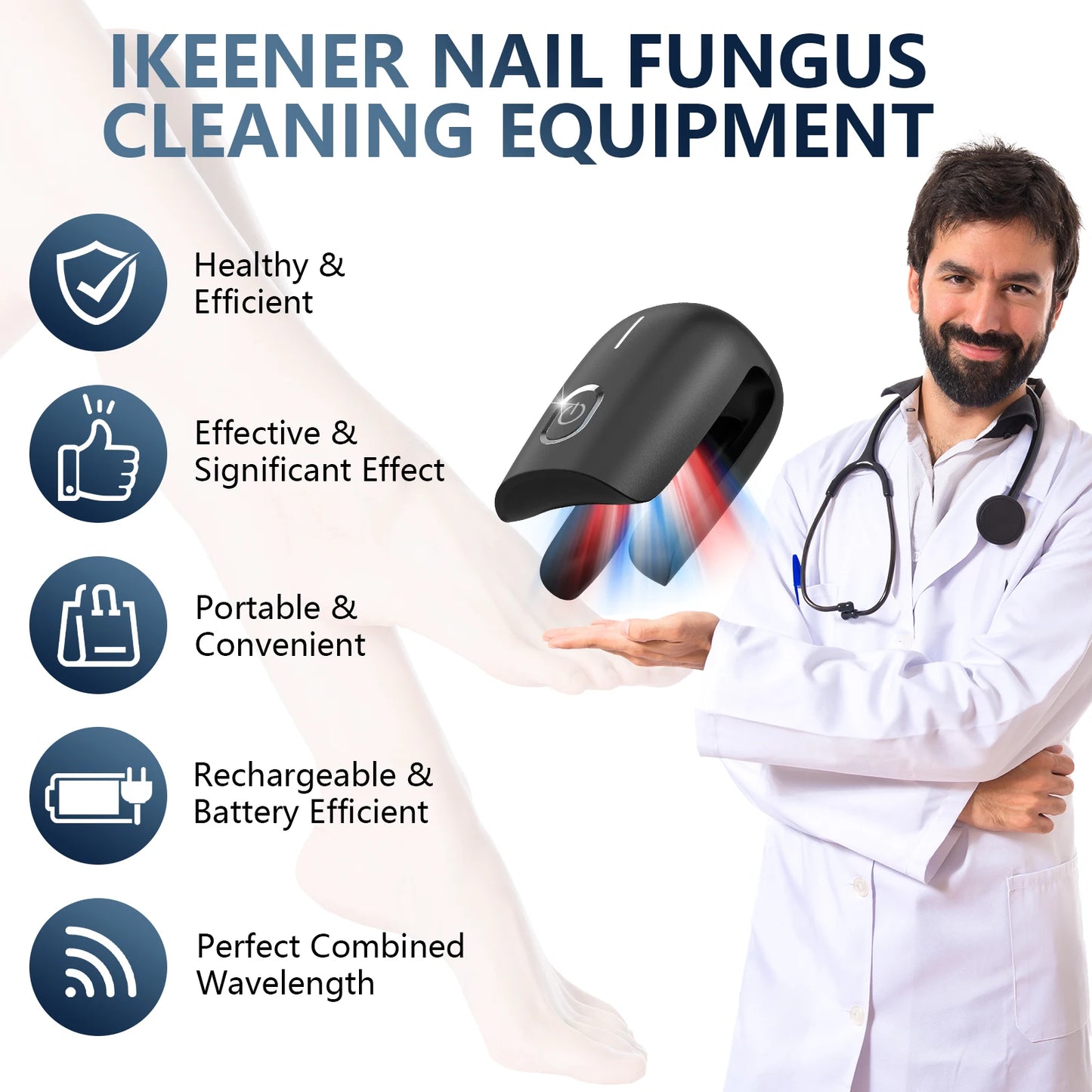 KTS Nail Fungus Laser Device Toenail Laser Therapy Machine