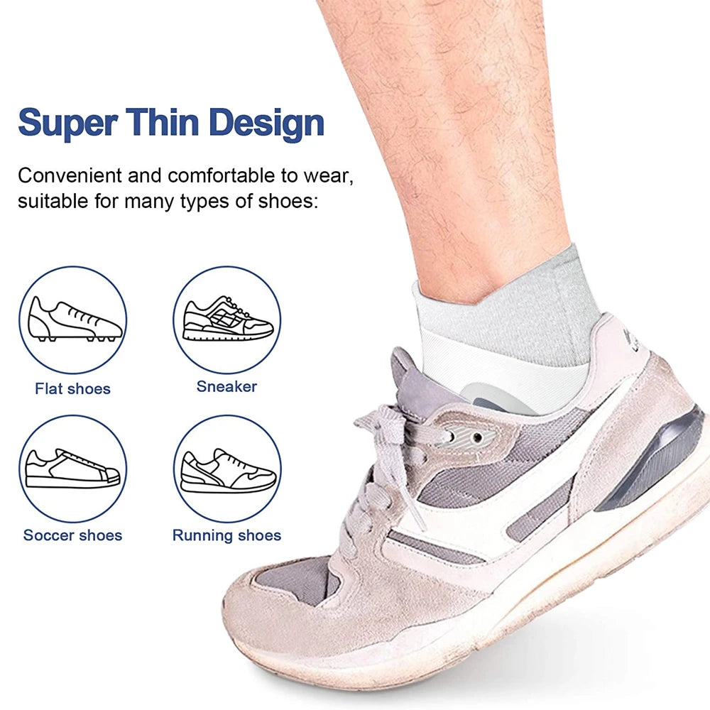 Adjustable Compression Ankle Sleeve Elastic Ankle Brace Guard Foot Anti-Sprain Support Heel Protective Strap - Supersell