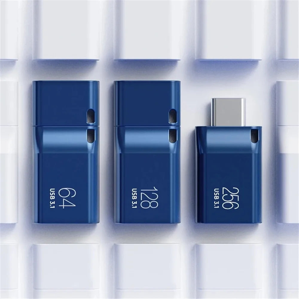 SAMSUNG Type-C USB Flash Drive 256G 128G 400mb/s 64GB Pen Drive USB 3.1 Pendrive Memory Stick For PC/Notebook/Smartphone/Tablet - Supersell