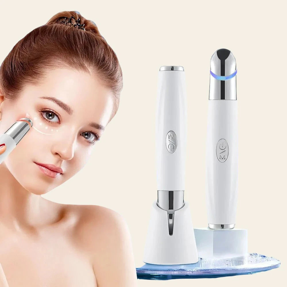 Eye Massager Constant Temperature Heating Vibration Massage Lighten Dark Circles and Eyes Bags Eye Skin Care - Supersell