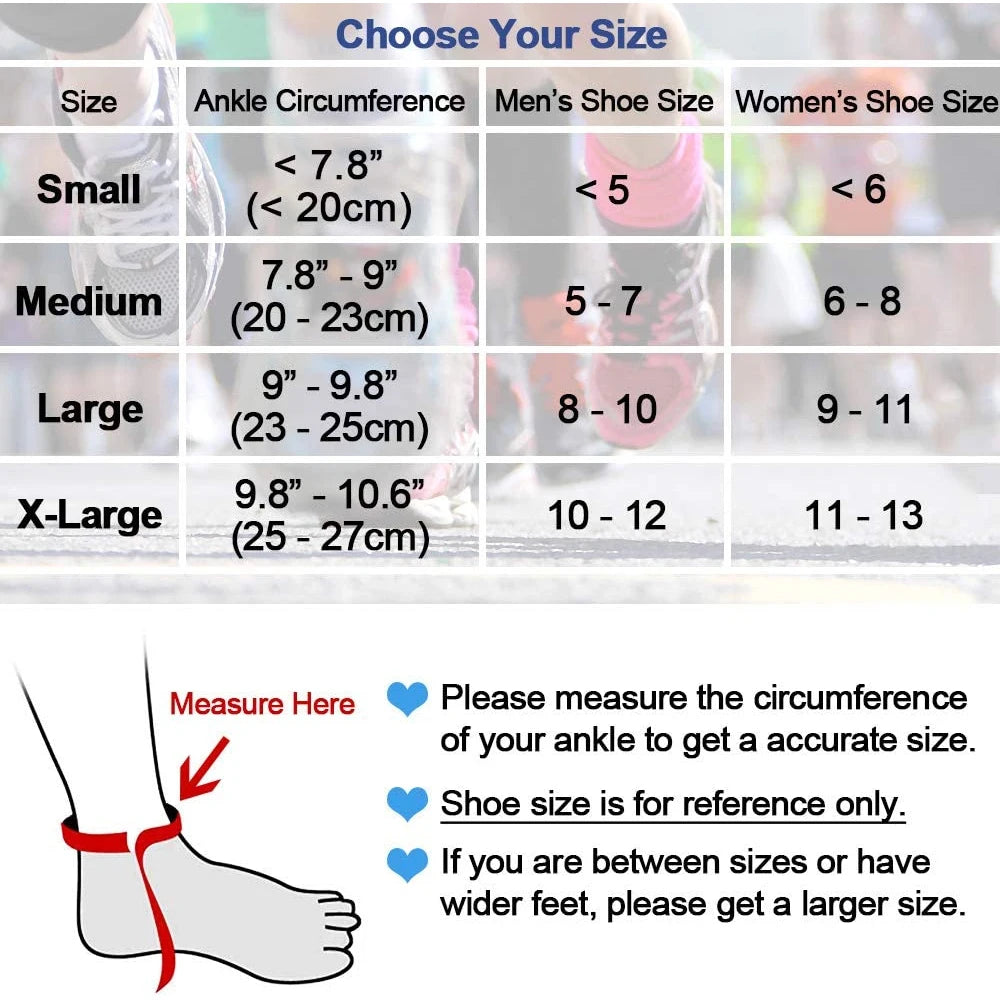 Adjustable Compression Ankle Sleeve Elastic Ankle Brace Guard Foot Anti-Sprain Support Heel Protective Strap - Supersell