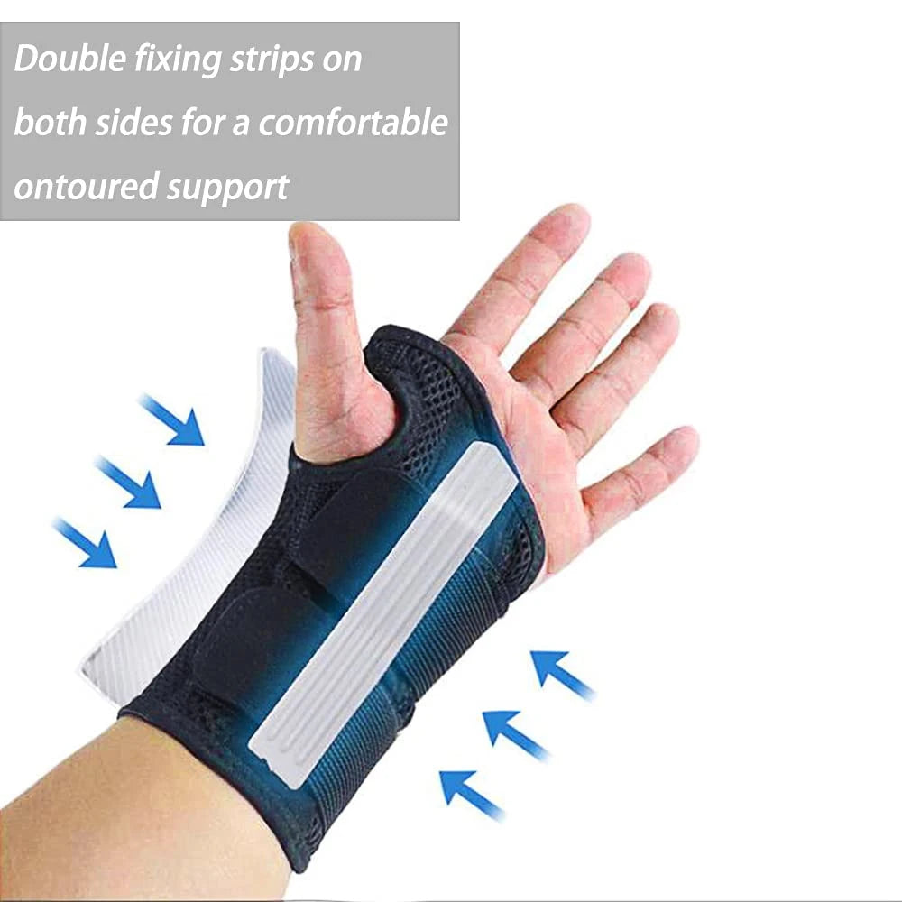 Carpal Tunnel Wrist Brace for Women and Men Wrist Splint for Hand and Wrist Support and Tendonitis Arthritis Pain Relief - Supersell 